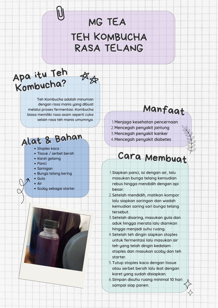 PROSES PEMBUATAN TEH KOMBUCHA